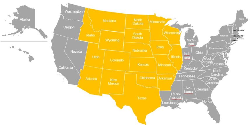 US Map with Midwest and Southwest.JPG